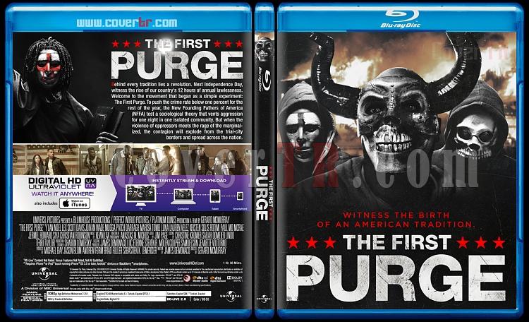 The First Purge (lk Arnma Gecesi) - Custom Bluray Cover - English [2018]-01jpg