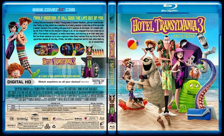 Hotel Transylvania 3: Summer Vacation (Otel Transilvanya 3: Yaz Tatili) - Custom Bluray Cover - English [2018]-01jpg