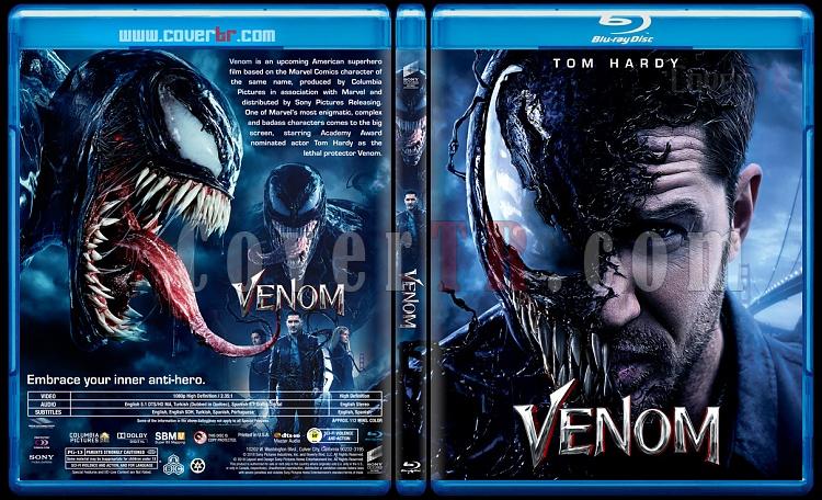 Venom (Venom: Zehirli fke) - Custom Bluray Cover - English [2018]-04jpg