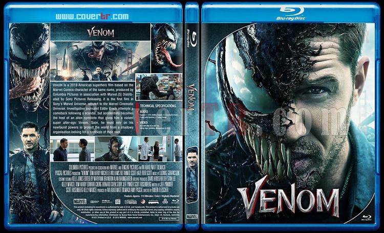 Venom (Venom: Zehirli Öfke) - Custom Bluray Cover - English [2018]-1jpg