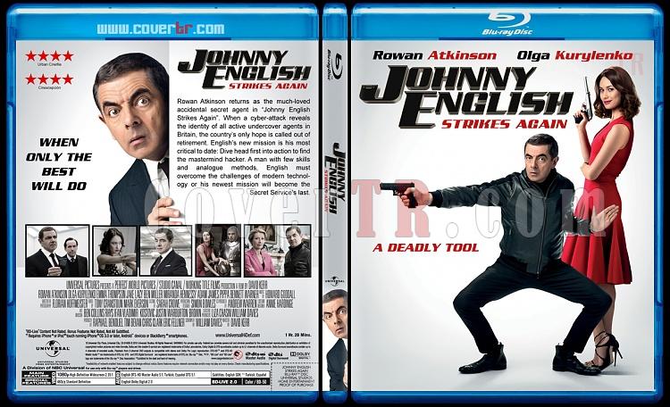 Johnny English Strikes Again (Johnny English Tekrar  Banda) - Custom Bluray Cover - English [2018]-1jpg