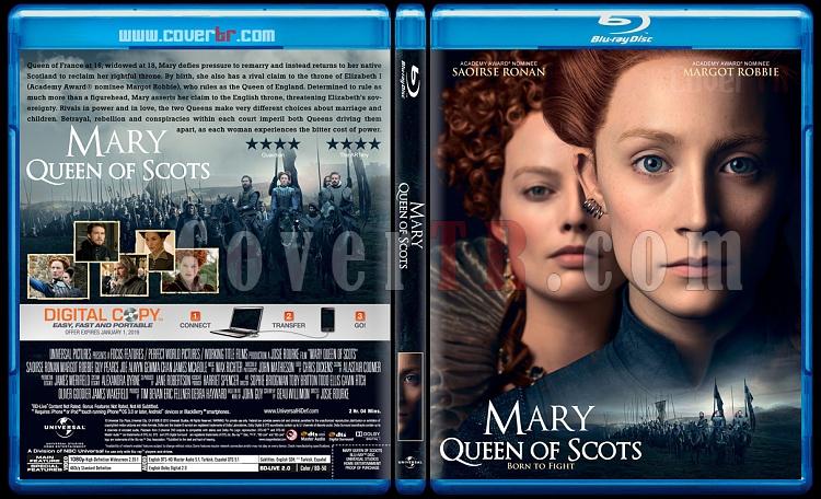 Mary Queen of Scots (skoya Kraliesi Mary) - Custom Bluray Cover - English [2018]-01jpg