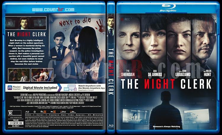 The Night Clerk - Custom Bluray Cover - English [2020]-1jpg