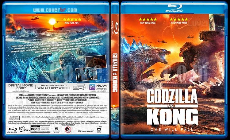 Godzilla vs. Kong - Custom Bluray Cover - English [2021]-1jpg