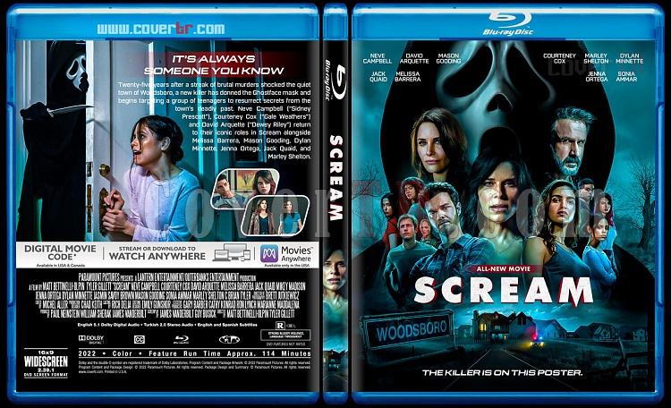 Scream (Çığlık) - Custom Bluray Cover - English [2022]-1jpg