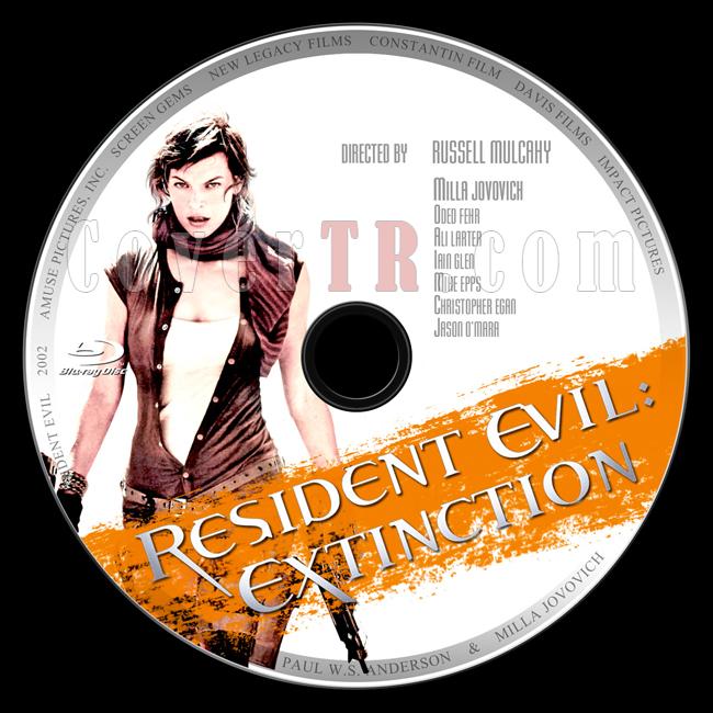 Resident Evil: Extinction (lmcl Deney: nsanln Sonu) - Custom Bluray Label - English [2007]-3jpg