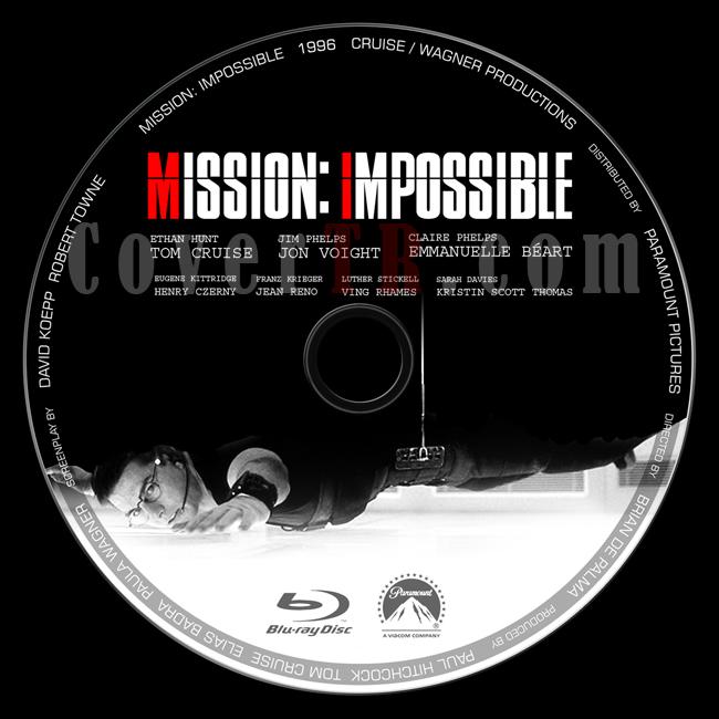 Mission: Impossible (Grevimiz Tehlike) - Custom Bluray Label - English [1996]-1jpg