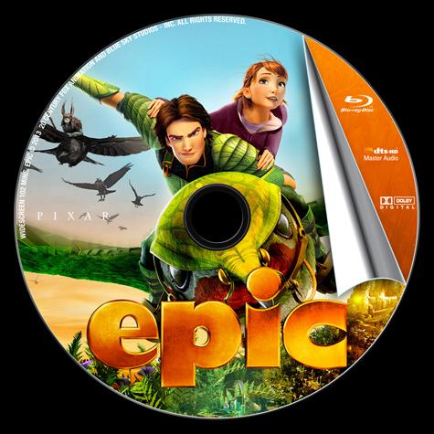 Epic (Doal Kahramanlar) - Custom Bluray Label - English [2013]-epic-label-izlemejpg