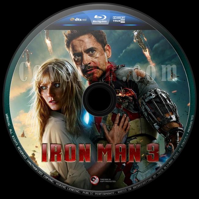 Iron Man 3 (Demir Adam3) - Custom Bluray Label - English [2013]-iron-man-3-6jpg