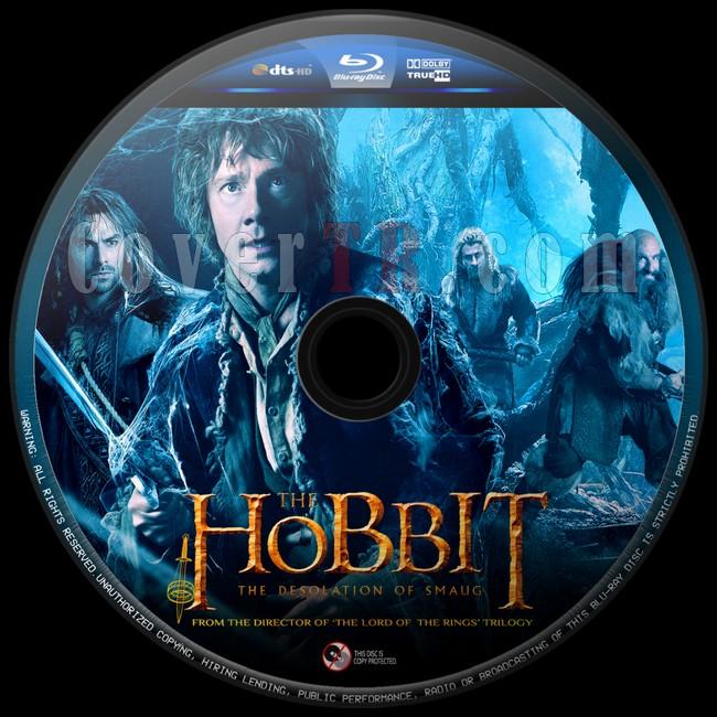 The Hobbit The Desolation of Smaug (Hobbit Smaug'un Viranesi)  - Custom Bluray Label - English [2013]-hobbit-smaugun-viranesi-6jpg