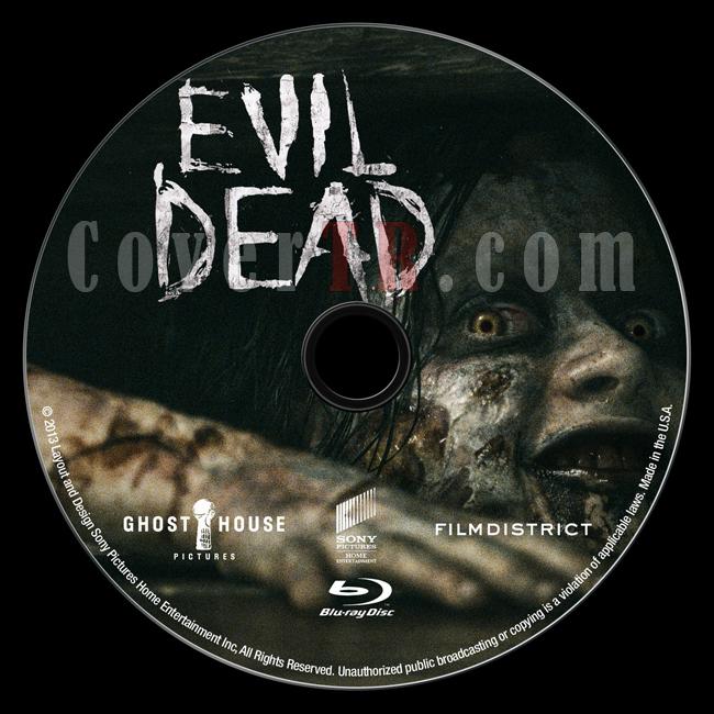 Evil Dead (Kötü Ruh) - Custom Bluray Label - English [2013]-435454jpg