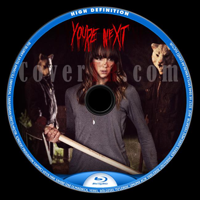 You're Next (Katliam Gecesi) - Custom Bluray Label - Trke [2011]-br-labeljpg