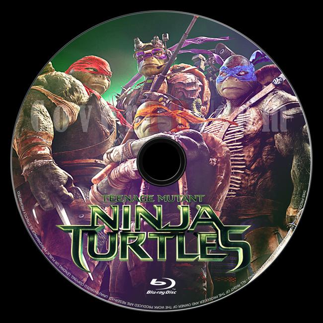 Teenage Mutant Ninja Turtles (Ninja Kaplumbaalar) - Bluray Custom Label - English [2014]-onizlemejpg