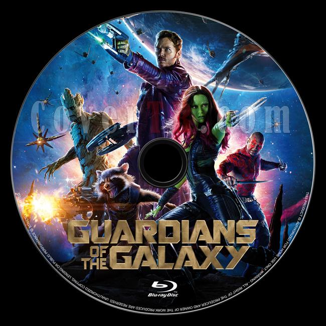 Guardians of the Galaxy (Galaksinin Koruyucular) - Bluray Custom Label - English [2014]-onizlemejpg