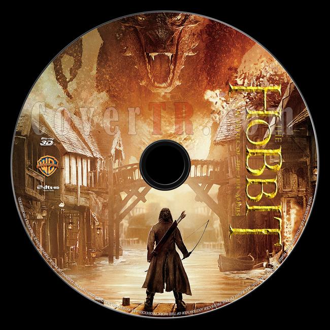 The Hobbit: The Battle of Five Armies (Hobbit: Be Ordunun Sava) - Custom Bluray Label - English [2014]-onizleme-2jpg