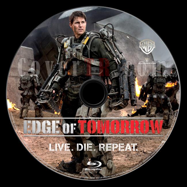 Edge of Tomorrow (Yarnn Snrnda) - Custom Bluray Label - English [2014]-onizleme-1jpg