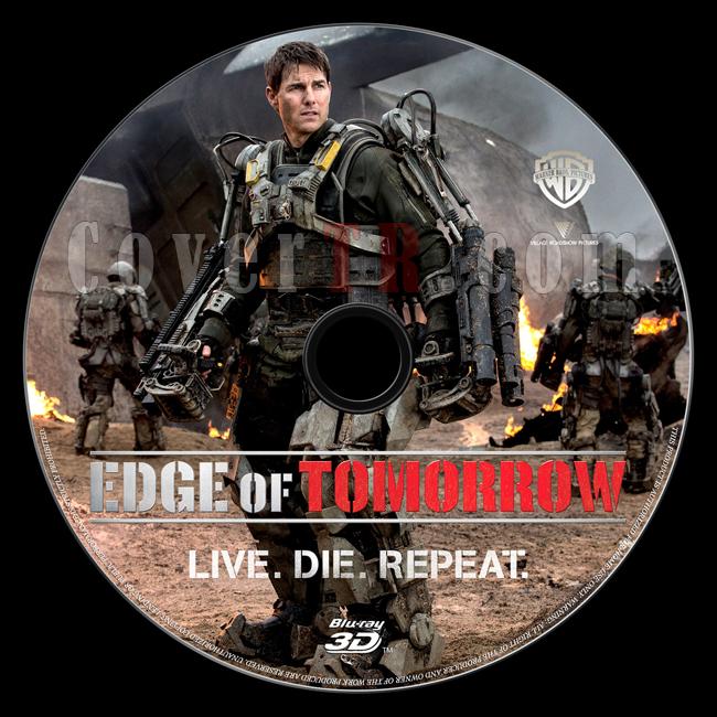 Edge of Tomorrow (Yarnn Snrnda) - Custom Bluray Label - English [2014]-onizleme-2jpg