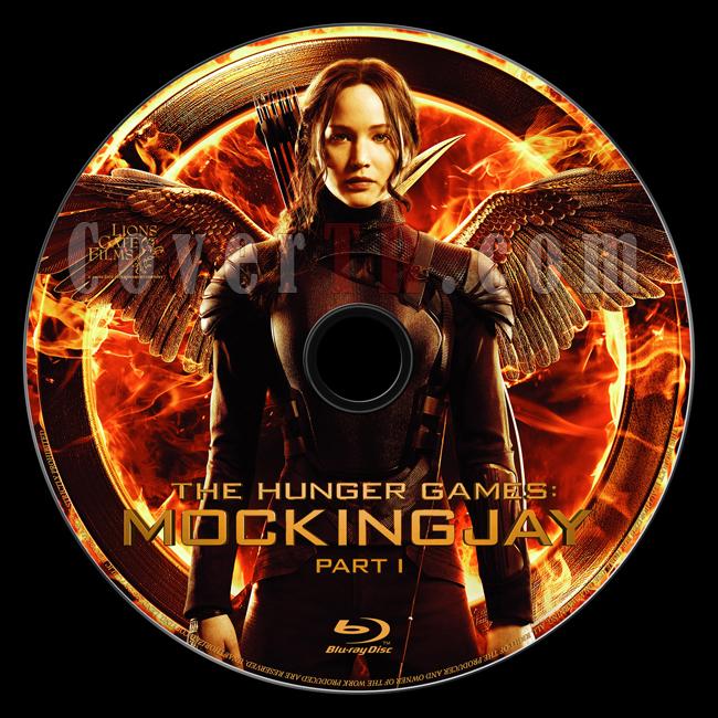 The Hunger Games: Mockingjay - Part 1 (Alk Oyunlar: Alayc Ku - Blm 1) - Custom Bluray Label - English [2014]-onizleme-1jpg