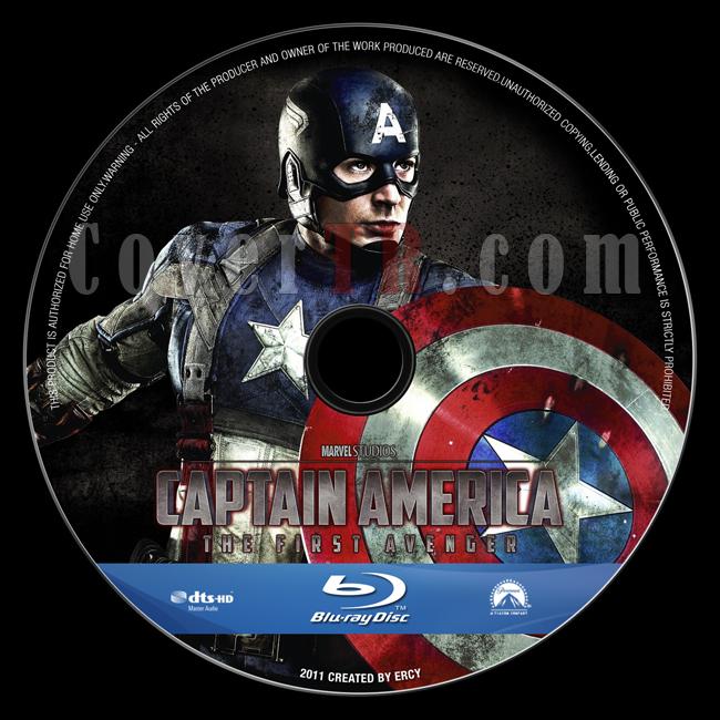 Captain America: The First Avenger - Custom Bluray Label - English [2011]-captain_america_v7jpg