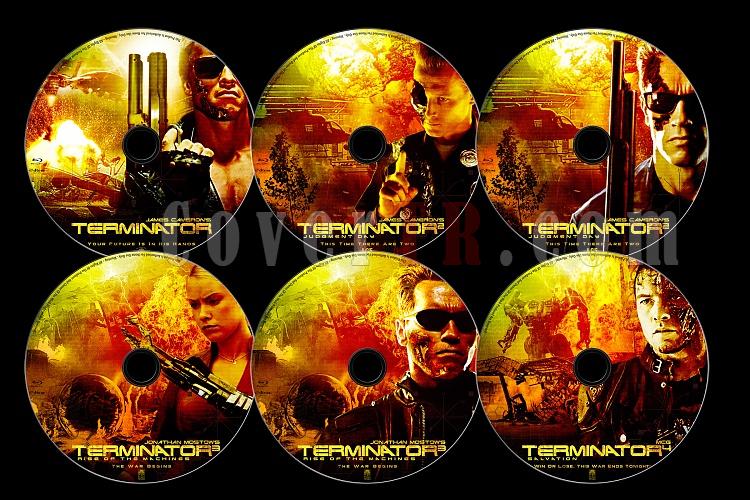 Terminator Collection - Custom Bluray Label Set - English [1984-2009]-0jpg