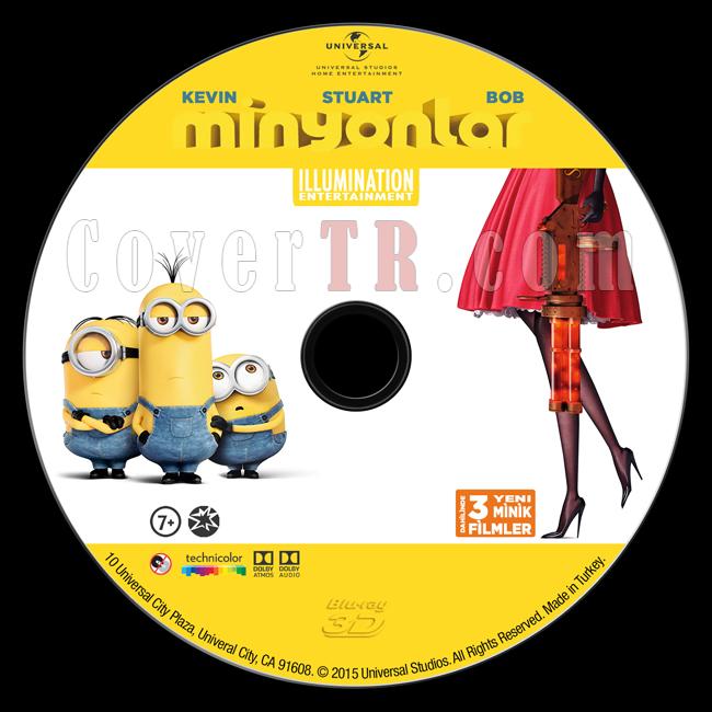 Minions (Minyonlar) - Custom Bluray Label - Trke [2015]-minyonlarjpg