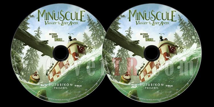 Minuscule: Valley of the Lost Ants (Minuscule: Kayp Karncalar Vadisi) - Custom Bluray Label - English [2013]-onizlemejpg