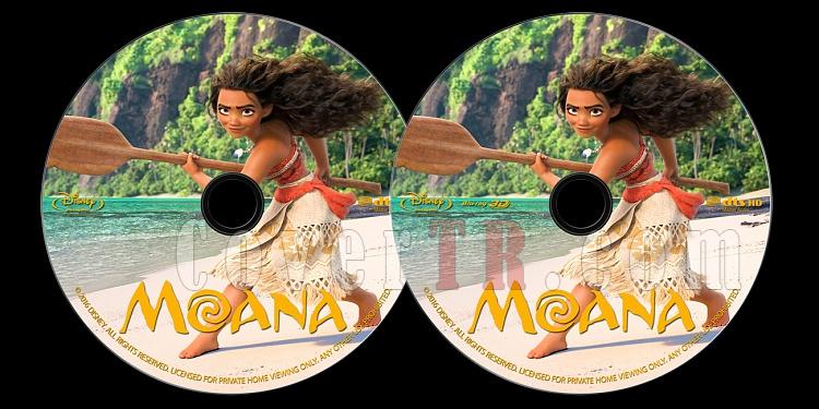 Moana - Custom Bluray Label - English [2016]-onizlemejpg