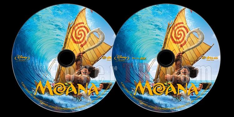 Moana - Custom Bluray Label - English [2016]-onizlemejpg