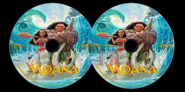 Moana - Custom Bluray Label - English [2016]-onizlemejpg