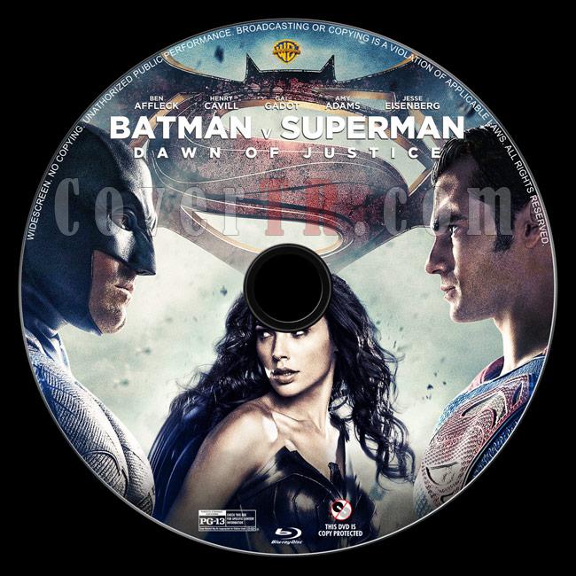 Batman v Superman: Dawn of Justice - Custom Bluray Label - English [2016]-1jpg