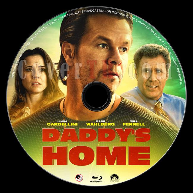 Daddy's Home - Custom Bluray Label - English [2015]-1jpg