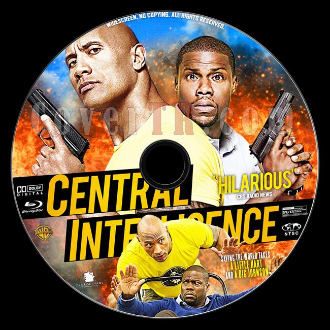 Central Intelligence - Custom Bluray Label - English [2016]-1jpg