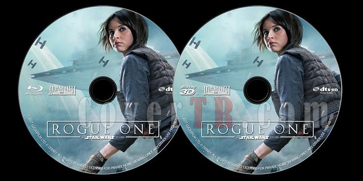 Rogue One: A Star Wars Story (Rogue One: Bir Star Wars Hikayesi) - Custom Bluray Label - English [2016]-onizlemejpg