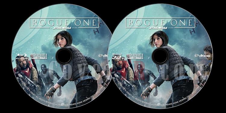 Rogue One: A Star Wars Story (Rogue One: Bir Star Wars Hikayesi) - Custom Bluray Label - English [2016]-onizlemejpg
