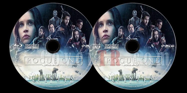 Rogue One: A Star Wars Story (Rogue One: Bir Star Wars Hikayesi) - Custom Bluray Label - English [2016]-onizlemejpg