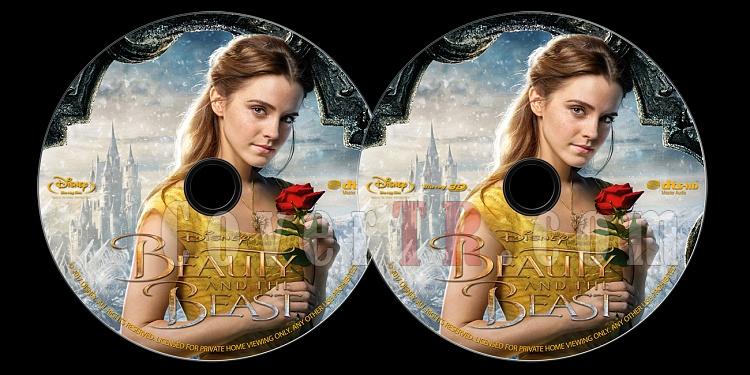 Beauty and the Beast (Gzel ve irkin) - Custom Bluray Label - English [2017]-onizlemejpg