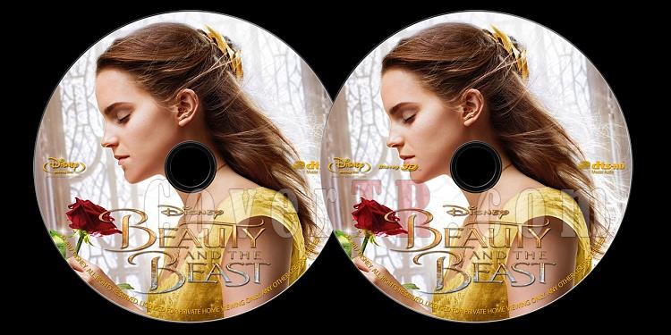 Beauty and the Beast (Gzel ve irkin) - Custom Bluray Label - English [2017]-onizlemejpg