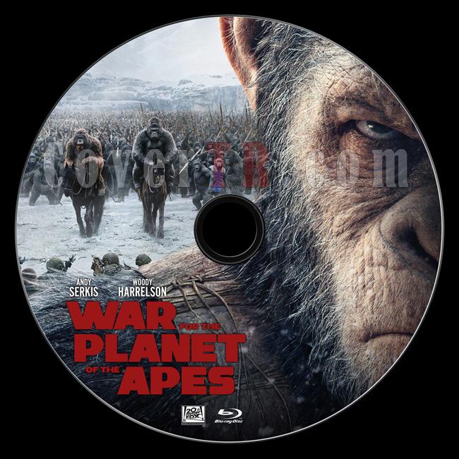 War for the Planet of the Apes - Custom Bluray Label - English [2017]-1jpg