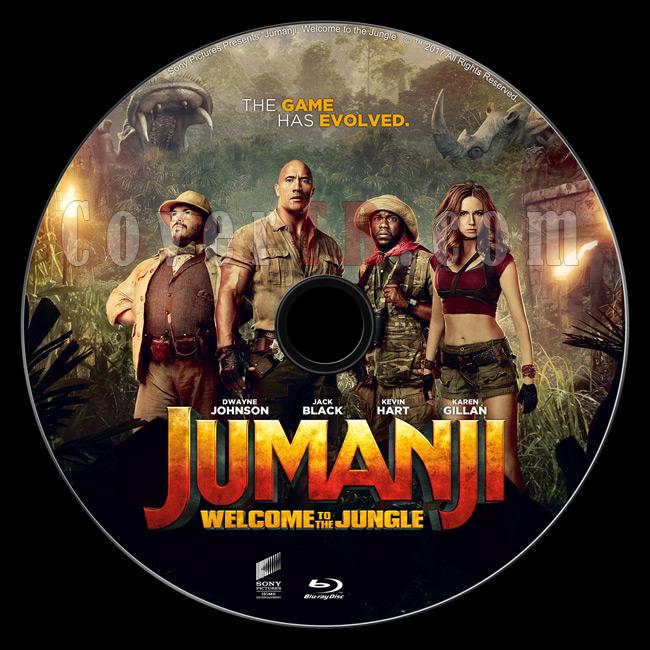 Jumanji: Welcome to the Jungle - Custom Bluray Label - English [2017]-b1jpg