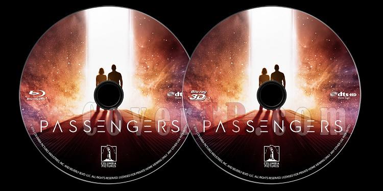 Passengers (Uzay Yolcular) - Custom Bluray Label - English [2016]-onizlemejpg