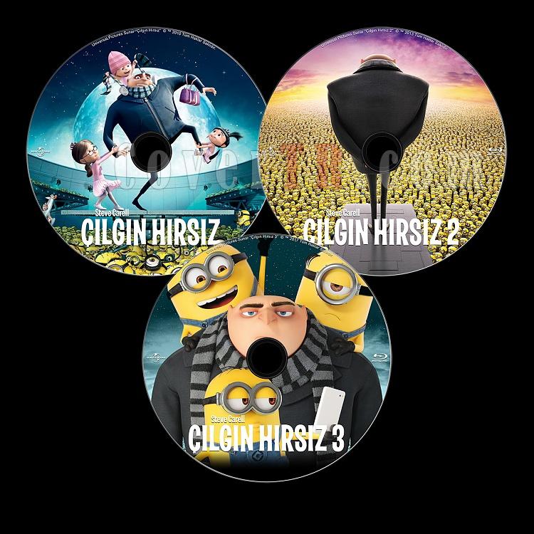 Despicable Me Collection (lgn Hrsz Koleksiyonu) - Custom Bluray Label Set - English-previewalljpg