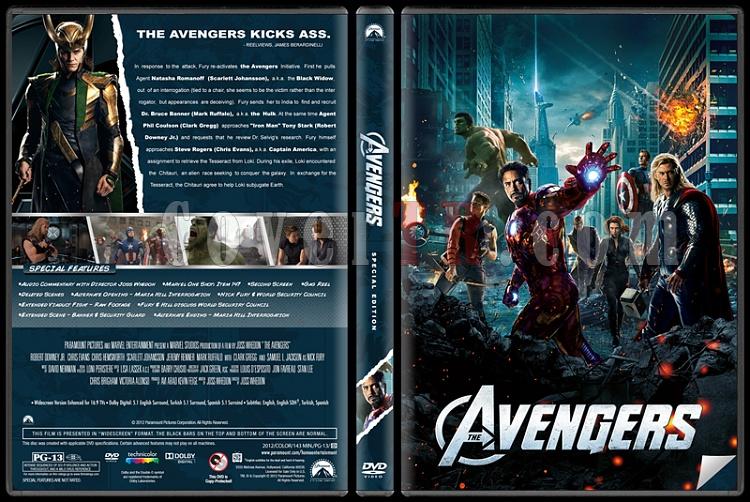 Avengers (Yenilmezler) - Custom Dvd Cover - English [2012]-avengers-dvdjpg