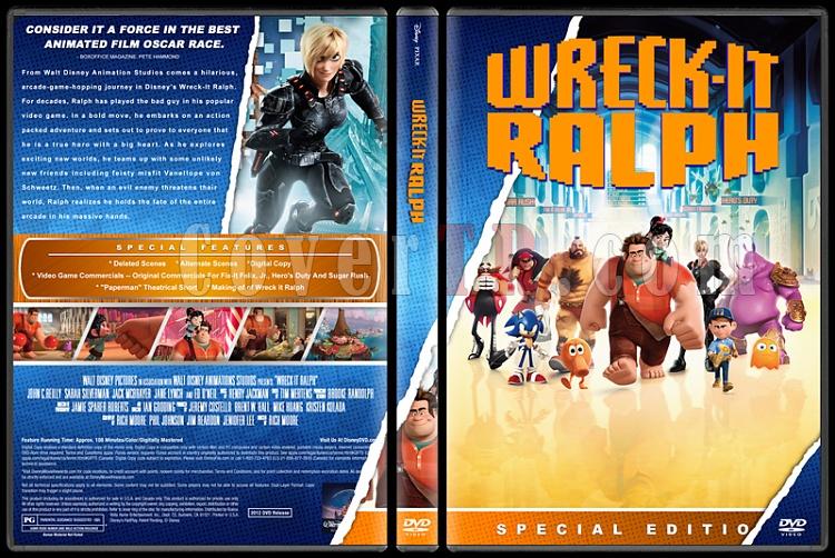 Wreck-It Ralph (Oyunbozan Ralph) - Custom Dvd Cover - English [2012]-oyun-bozan-ralphjpg