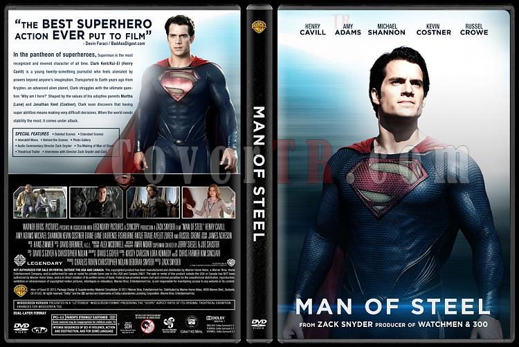 Man of Steel (elik Adam) - Custom Dvd Cover - English [2013]-engjpg