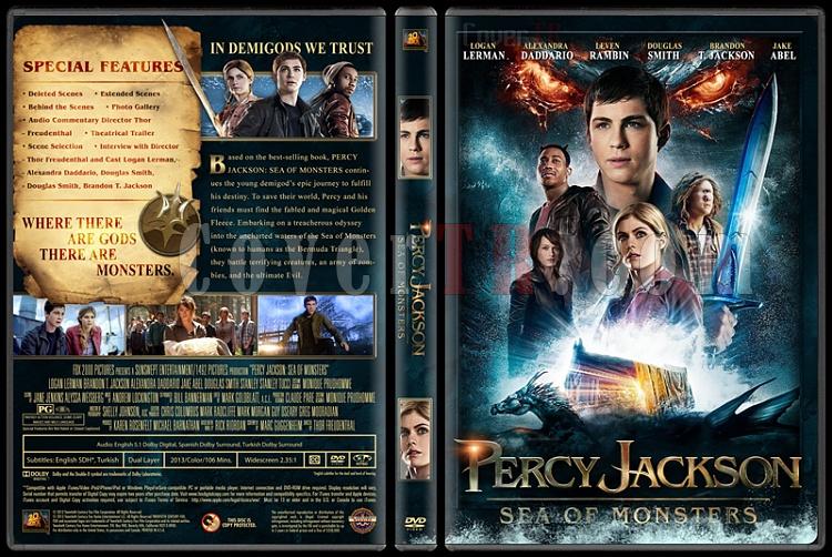 Percy Jackson: Sea of Monsters (Percy Jackson: Canavarlar Denizi) - Custom Dvd Cover - English [2013]-engjpg