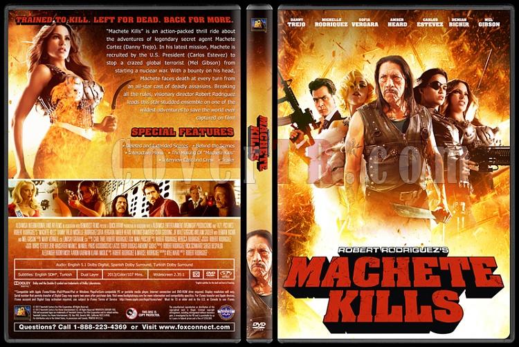 Machete Kills (Ustura Dnyor) - Custom Dvd Cover - English [2013]-machete-kills-ustura-donuyor-dvd-cover-english-v2-izlemejpg