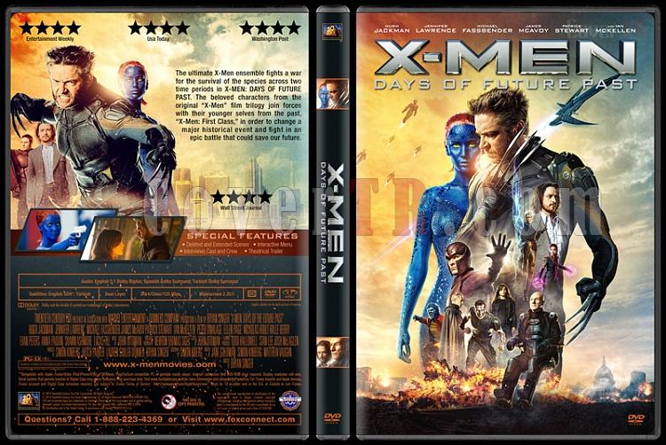 X-Men: Days of Future Past (X-Men: Geçmiş Günler Gelecek) - Custom Dvd Cover - English [2014]-covertr-dvdjpg
