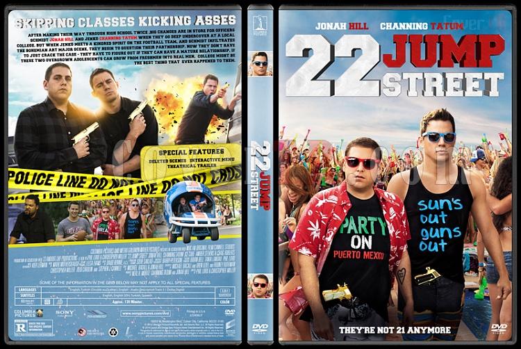 22 Jump Street (Liseli Polisler 2) - Custom Dvd Cover - English [2014]-covertr-dvdjpg