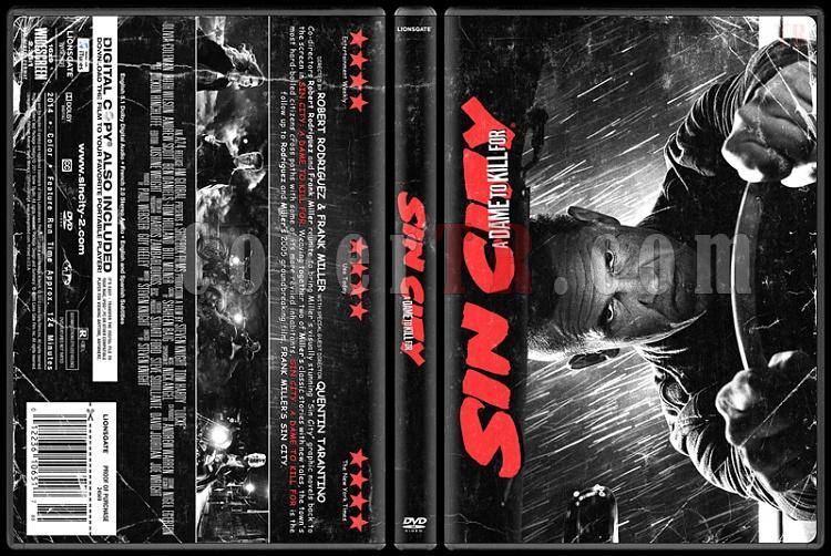 Sin City: A Dame to Kill For (Gnah ehri 2) - Custom Dvd Cover - English [2014]-covertr-dvdjpg