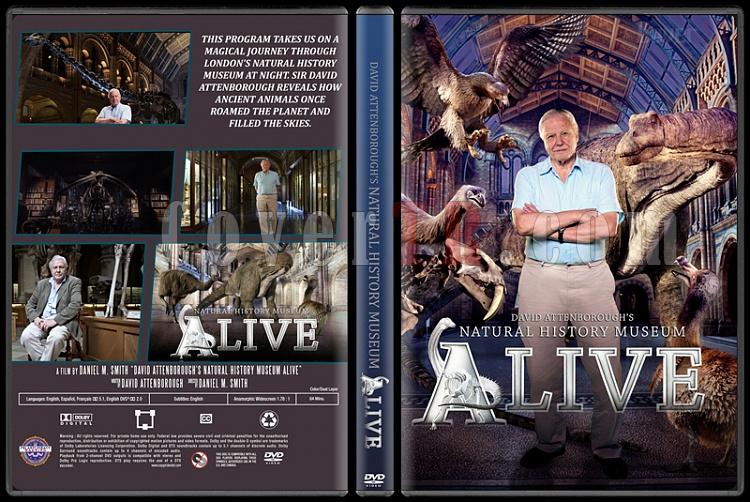 David Attenborough's Natural History Museum Alive - Custom Dvd Cover - English [2014]-standardjpg